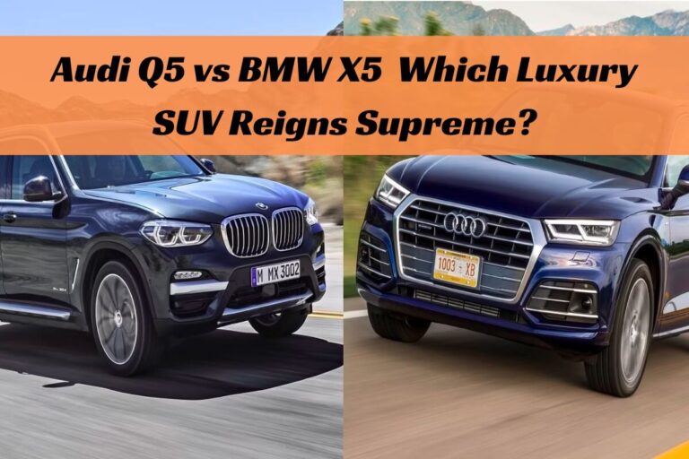 Audi Q5 vs BMW X5