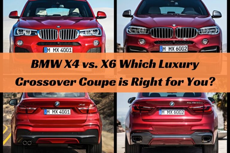 BMW X4 vs. X6