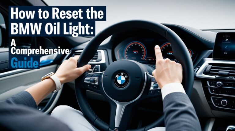 How to Reset the BMW Oil Light