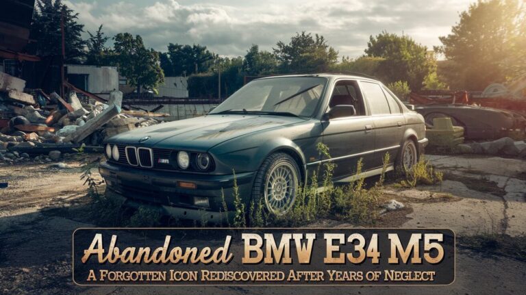 Abandoned BMW E34 M5