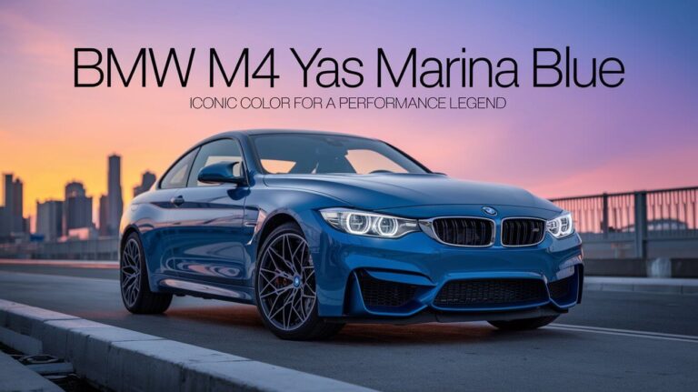 BMW M4 Yas Marina Blue