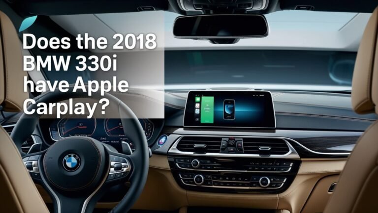 Does The 2018 Bmw 330i Have Apple Carplay