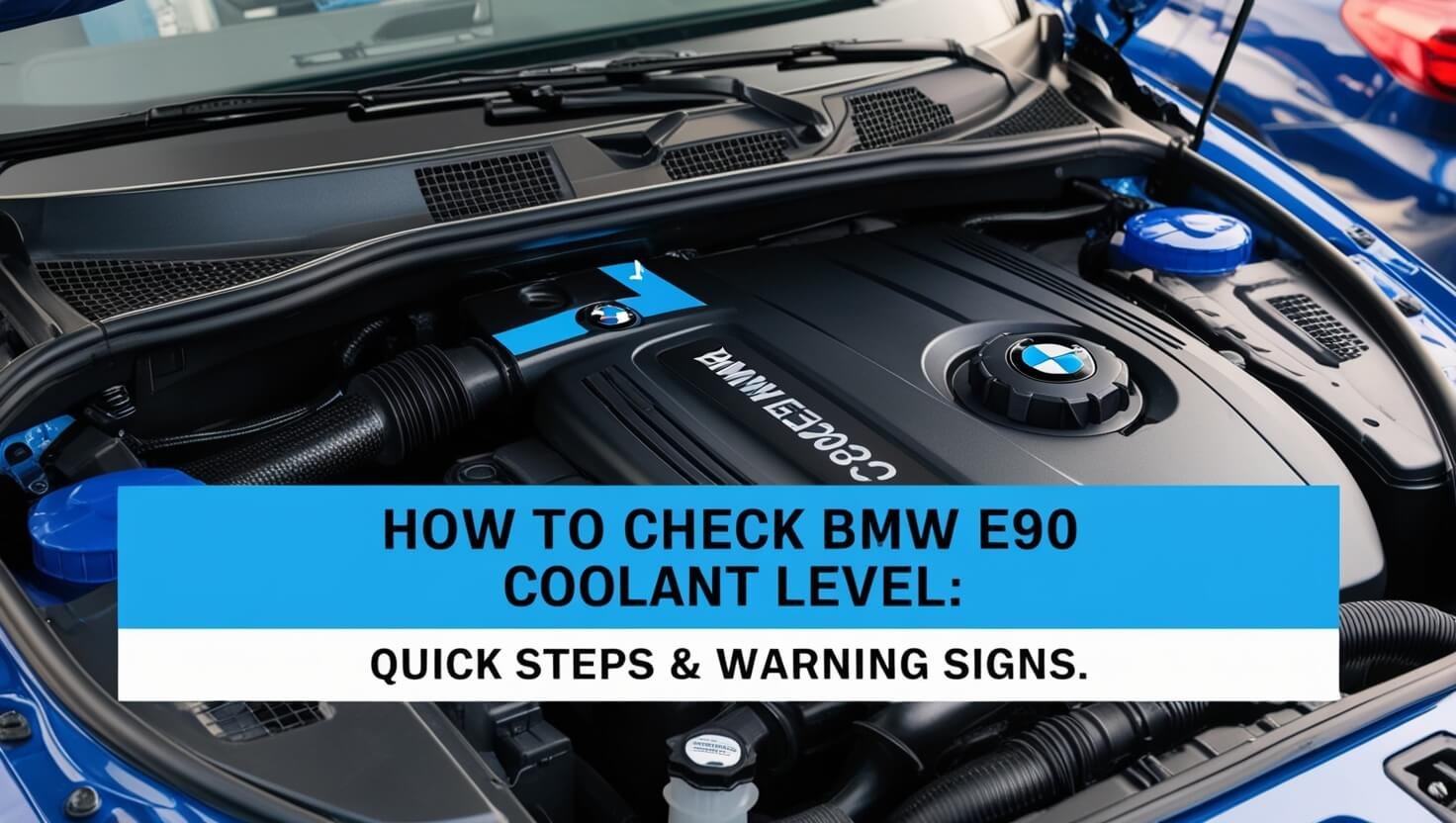 How To Check Bmw E90 Coolant Level