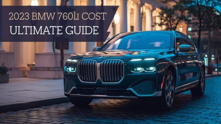 What Did A New 2023 Bmw 760li Cost